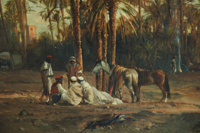Lisière d'oasis. 1866 - Victor Pierre Huguet