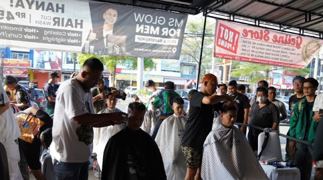 Lomba Pangkas Rambut meriahkan HUT Ke-77 RI di Bekasi