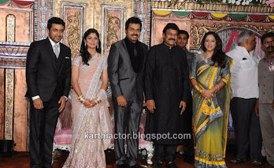 Actor Karthi Wedding Reception Photos