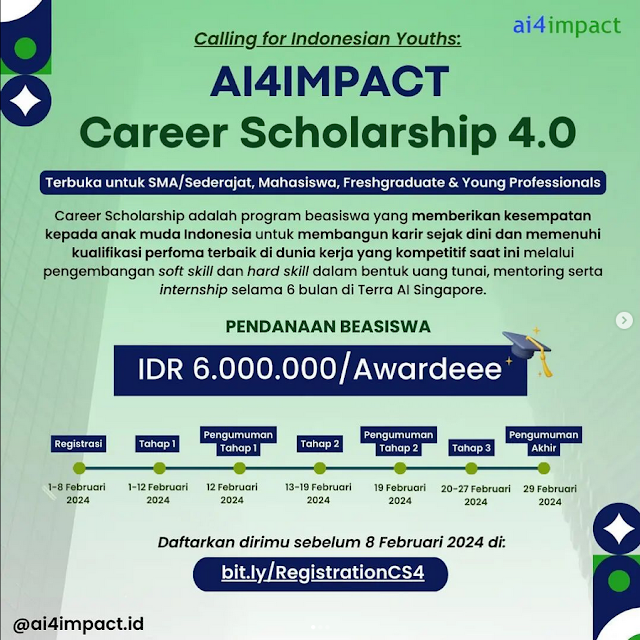 AI4IMPACT Career Scholarship 4.0 Is Finally Open