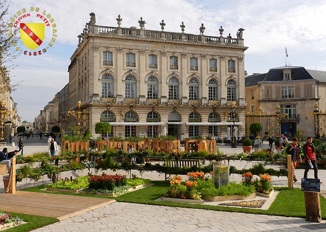 NANCY (54) - Place Stanislas - jardin éphémère 2013