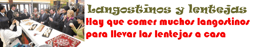 langostinos y lentejas