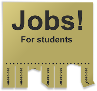 Jobs for students tearoff flyer by OpenClipart-Vectors from Pixabay - https://pixabay.com/vectors/stub-notice-jobs-search-156753/