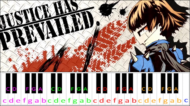 Price (Persona 5) Piano / Keyboard Easy Letter Notes for Beginners