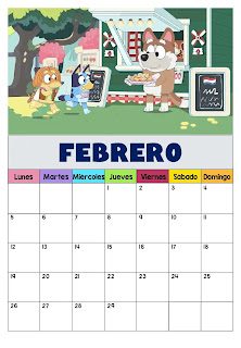 calendario 2024 bluey