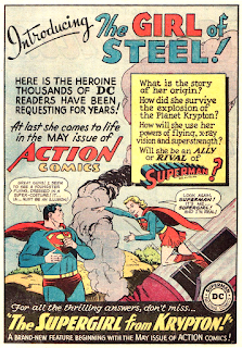 "Introducing The Girl of Steel!" (February 1959)