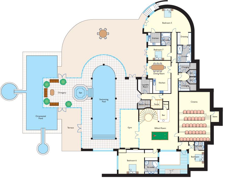 indoor  pool  Homes of the Rich Page 4