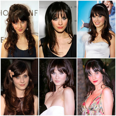 Zooey Deschanel is very beautiful in her Hairstyles Pictures