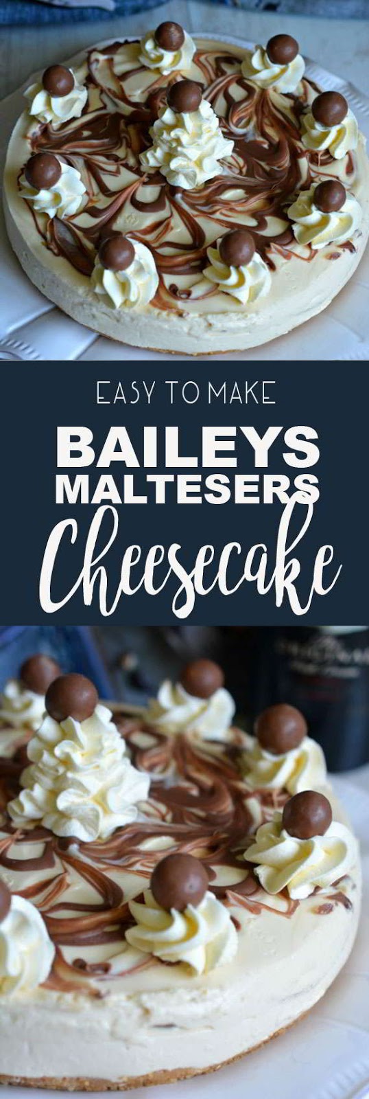 Baileys Malteser Cheesecake