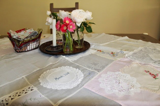 Family history tablecloth