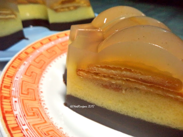 resep puding biskuit marie roma 3 lapis