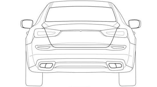 Imagens de patente do Novo Maserati Quattroporte 2013 