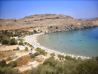 The Beach at Lindos, Rhodes