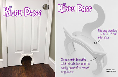 The Kitty Pass, Your Cat Need This Little Cute Door For In And Out, Of Closed Doors