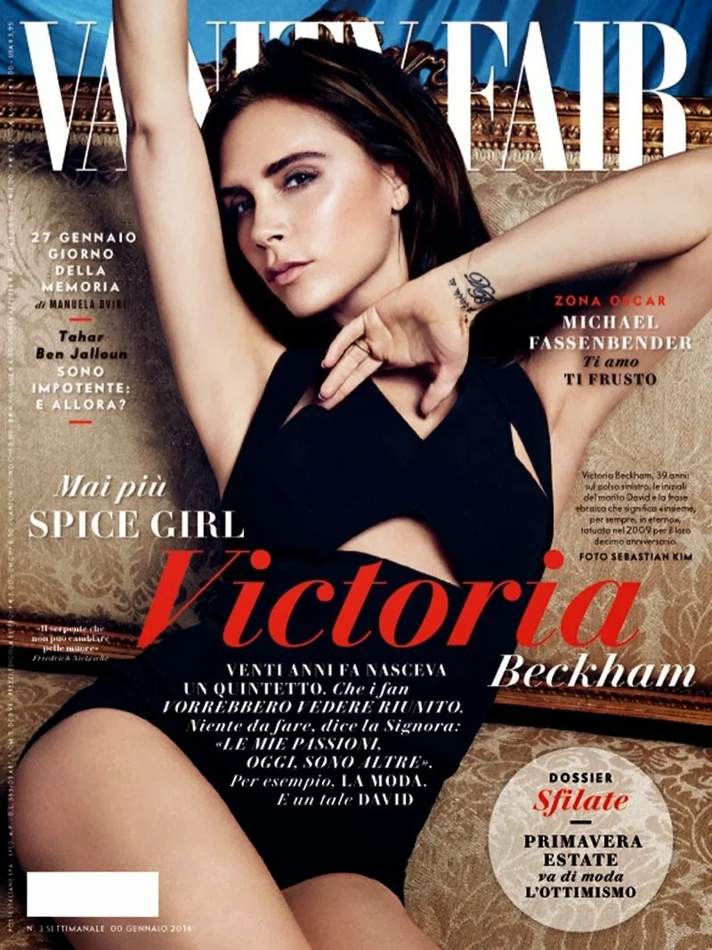 Victoria Beckham covers Vanity Fair Spain February 2014 issue