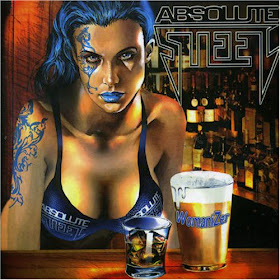 Tattooed woman with beer