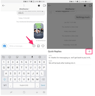 Cara Menggunakan Balasan Cepat Di Instagram Direct