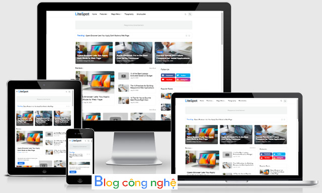 LiteSpot Premium Blogger Template