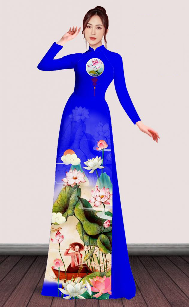 Áo Dài Hoa Sen
