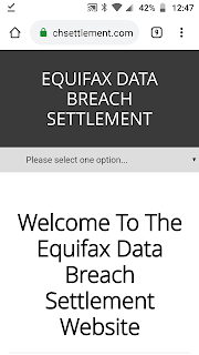 equifax data breach website