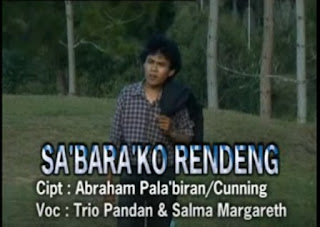 Lirik Lagu Sa'barako Rendeng(Trio Pandin)