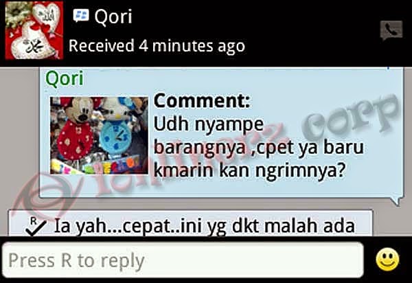 Testimoni Jam Dinding Flanel Kartun Boneka