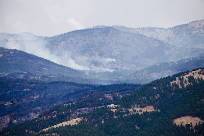 smoky hills on the third day of the fourmile canyon fire