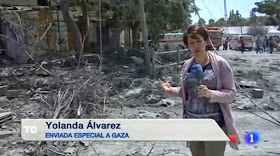 La enviada especial de TVE en Gaza, acusada de portavoz de Hamás por la embajada israelí