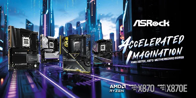 ASRock Unveils New AM5 Motherboards: X870E Taichi OCF, Phantom Gaming & Intel AI Focus