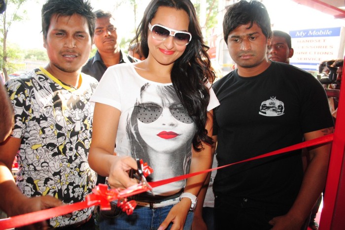 Bollywood Actress Sonakshi Sinha Provogue Showroom Launch in hydbad hot photos