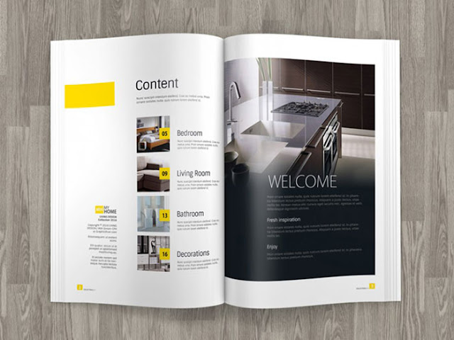 A4 Magazine Mockup PSD