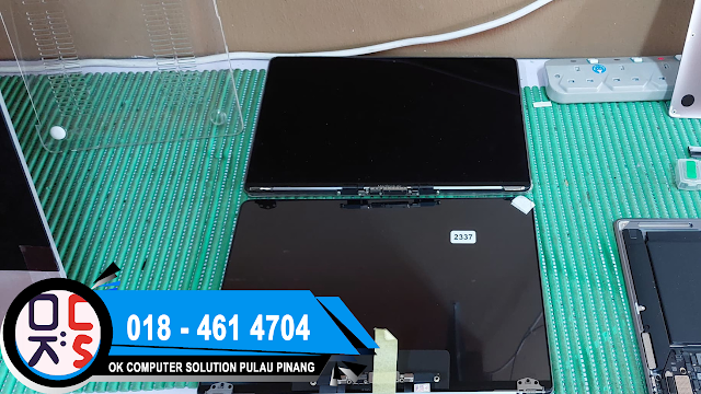 SOLVED : REPAIR MACBOOK AIR | MACBOOK SHOP | MACBOOK AIR M1 13 INCH | MODEL A2337 | SCREEN PROBLEM | NO DISPLAY | REPAIR SCREEN | NEW FULLSET SCREEN MACBOOK AIR M1 A2337 REPLACEMENT | MACBOOK SHOP NEAR ME | MACBOOK REPAIR NEAR ME | MACBOOK REPAIR JURU | KEDAI REPAIR MACBOOK JURU