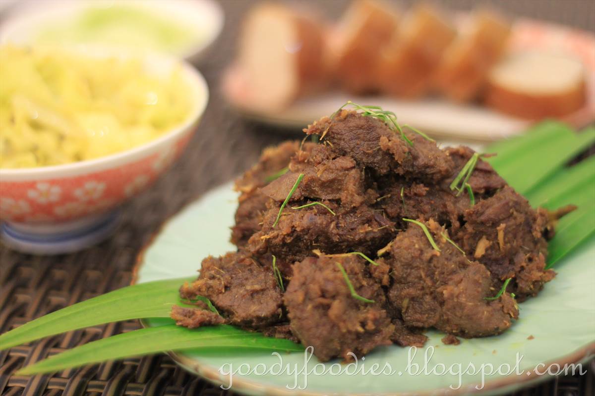 GoodyFoodies: Recipe: Rendang Daging Tok Perak + Indian 