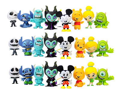 Disney/Pixar Mystery Minis Blind Box Mini Figure Series by Funko - Jack Skellington, Stitch, Sulley, Maleficent, Mickey Mouse, Winnie the Pooh, Tinker Bell & Mike Vinyl Figures
