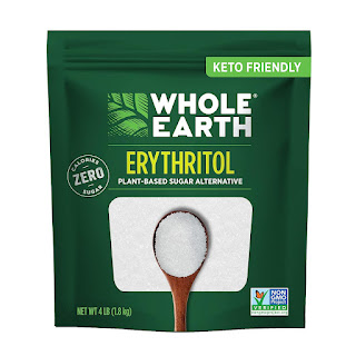 WHOLE EARTH 100% Erythritol, Zero Calorie Plant-Based Sugar Alternative