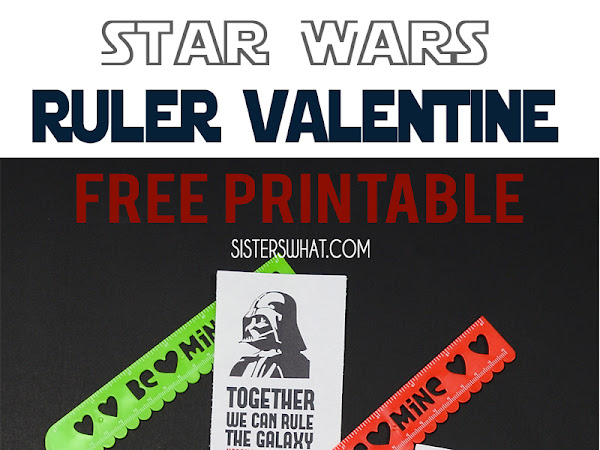 Star Wars Ruler Valentine Free Printable