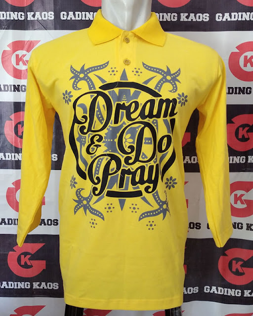 Kaos Krah kuning kenari katun combet