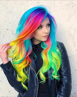  rainbow hair gökkuşağı saç