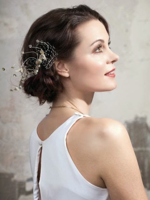 brautfrisur kinnlange haare - Brautfrisuren für kurze Haare Hochzeitsplaza