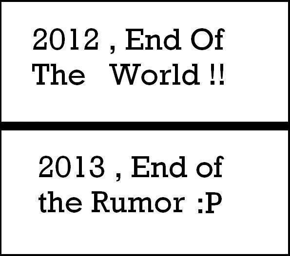 2012 End of the world