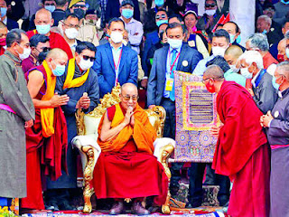 Spiritual leader Dalai Lama honoured with Ladakh’s highest civilian award