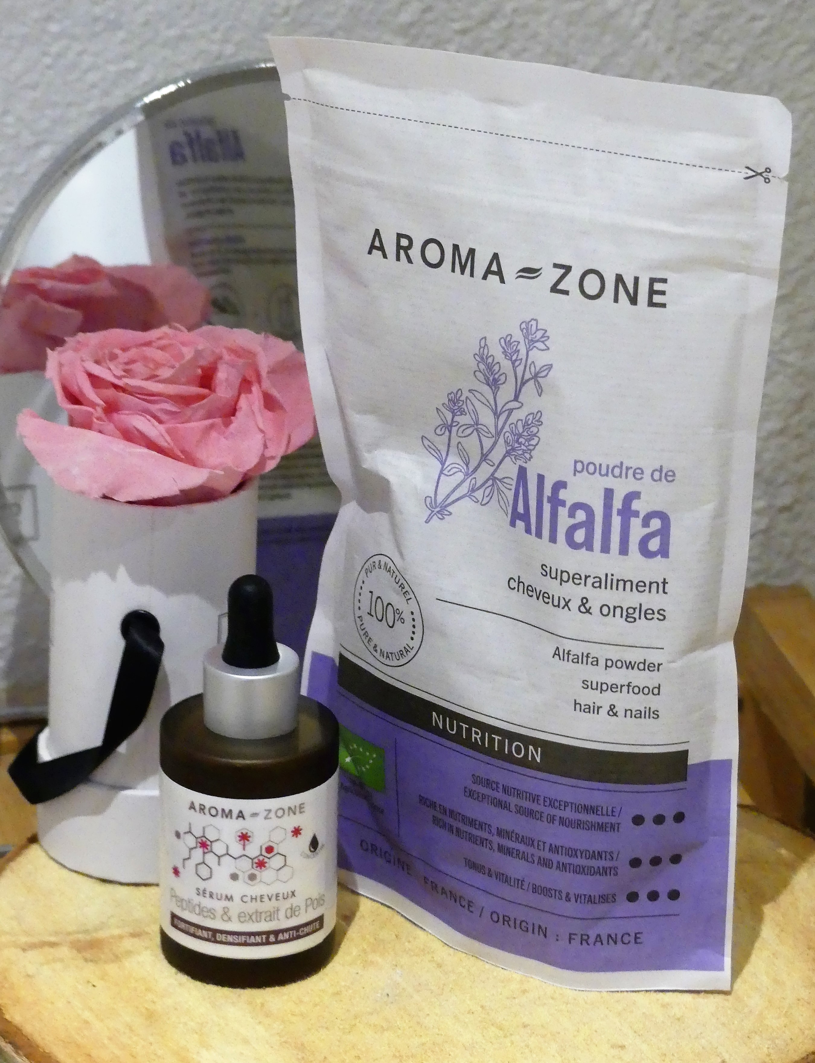 La routine In and Out pousse de cheveux Aroma-Zone