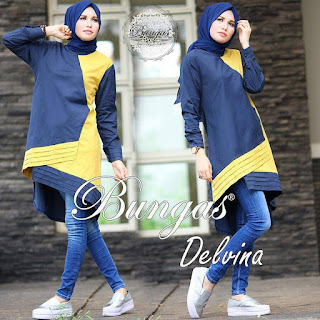 Delvina Tuniq by Bungas Navy