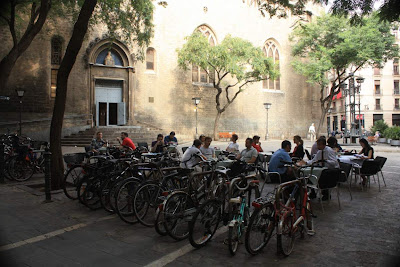 Sant Pere square in Barcelona