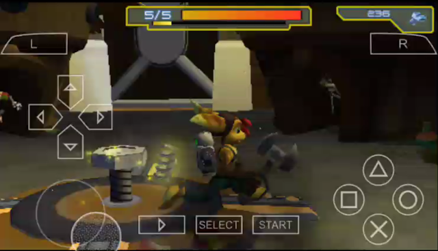 لعبة ممتعة على محاكي ppsspp / تحميل لعبة ratchet and clank على ppsspp