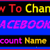  Change Name Of Facebook Account