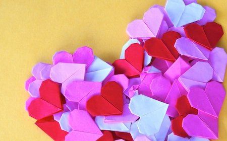 Como Fazer Um Coração De Origami Em 10 Passos Arte Tutorial