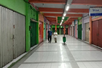 "Jateng Di Rumah Saja", Begini Kondisi Pasar Tradisional Di Kudus Yang Ditutup