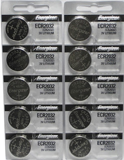 Energizer CR2032 3 Volt Lithium Coin Battery 10 Pack