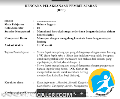 Download Perangkat Pembelajaran Tematik Kelas 1 & 2 SD Terbaru 2016